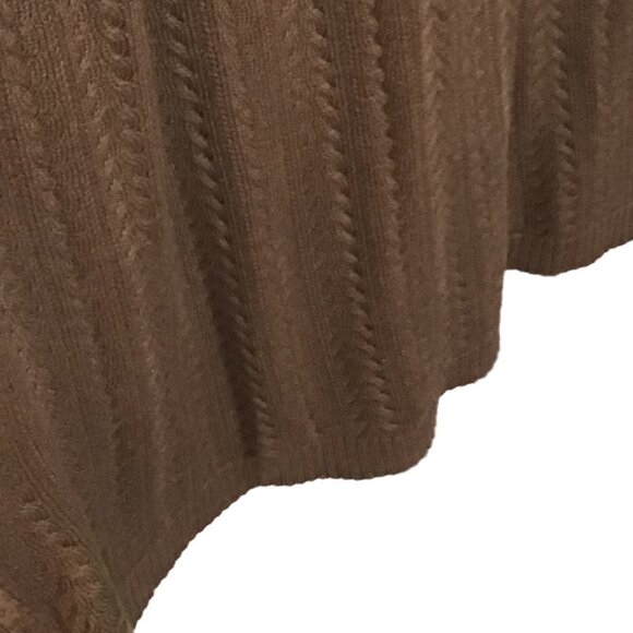 Peruvian Connection Brown Ribbed Knit Turtleneck Maxi Dress - Picture 4 of 9